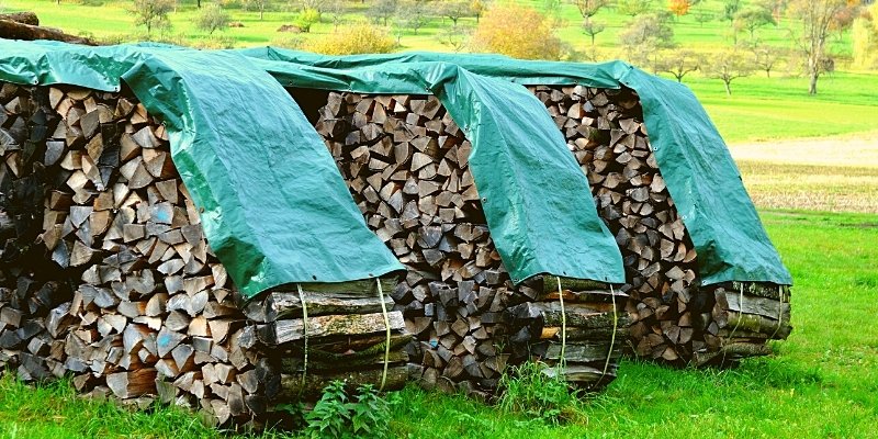 Wood stack cover sale