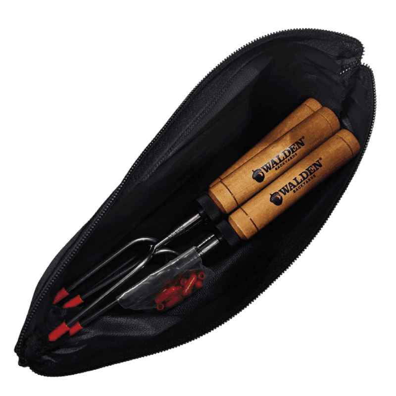 Size roasting sticks collapsed fir perfectly in the included canvas bag.