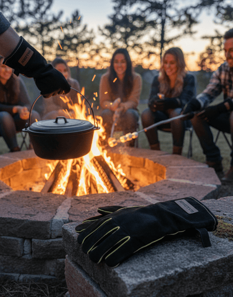 Bonfire Boss™ Fire Gloves | Walden Backyards